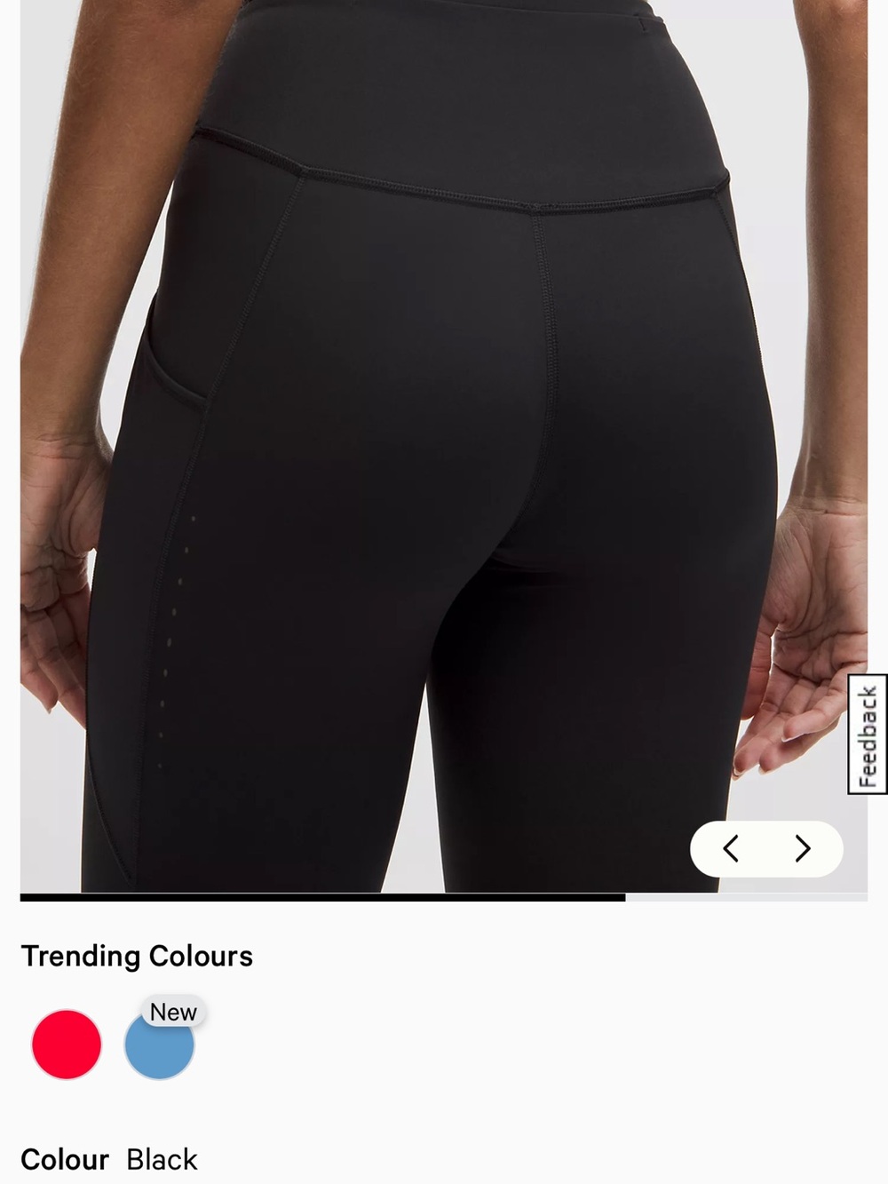 Lululemon fast and free 28” leggings - Picture 2 of 3